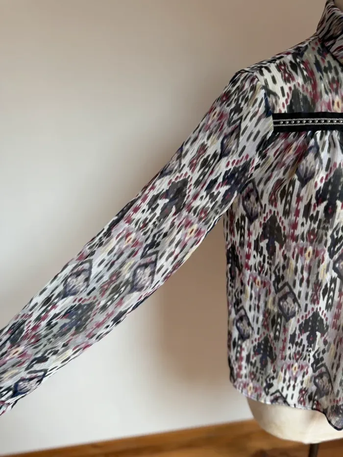 Superbe chemise fluide blouse Liberto neuve 38 M - photo numéro 3