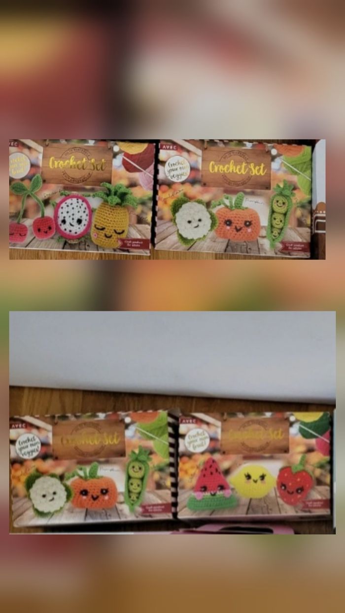 Lot de 4 kits crochets