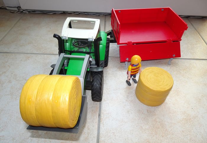 Playmobil Country 6130 Tracteur avec pelle et remorque - photo numéro 2
