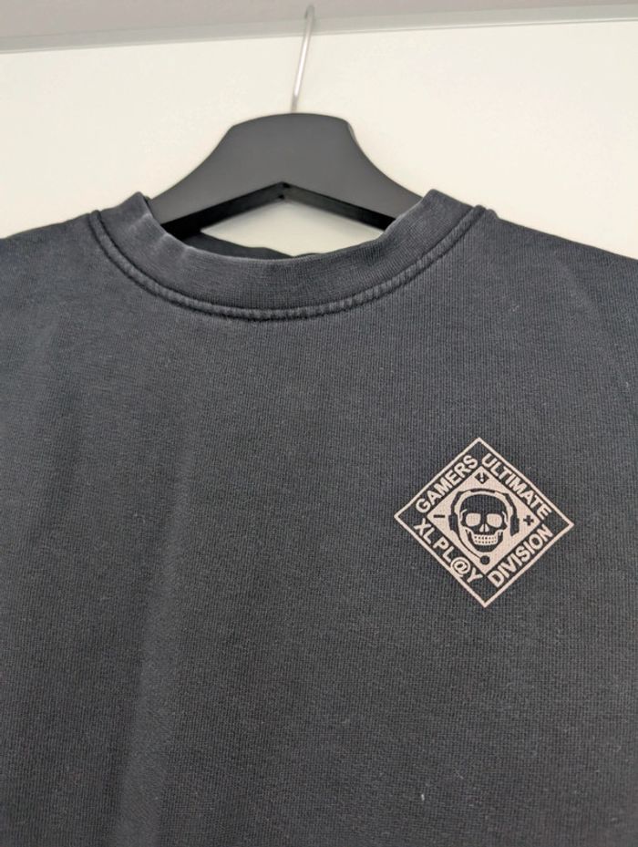 Sweat noir taille 6/7 ans bpc - photo numéro 3