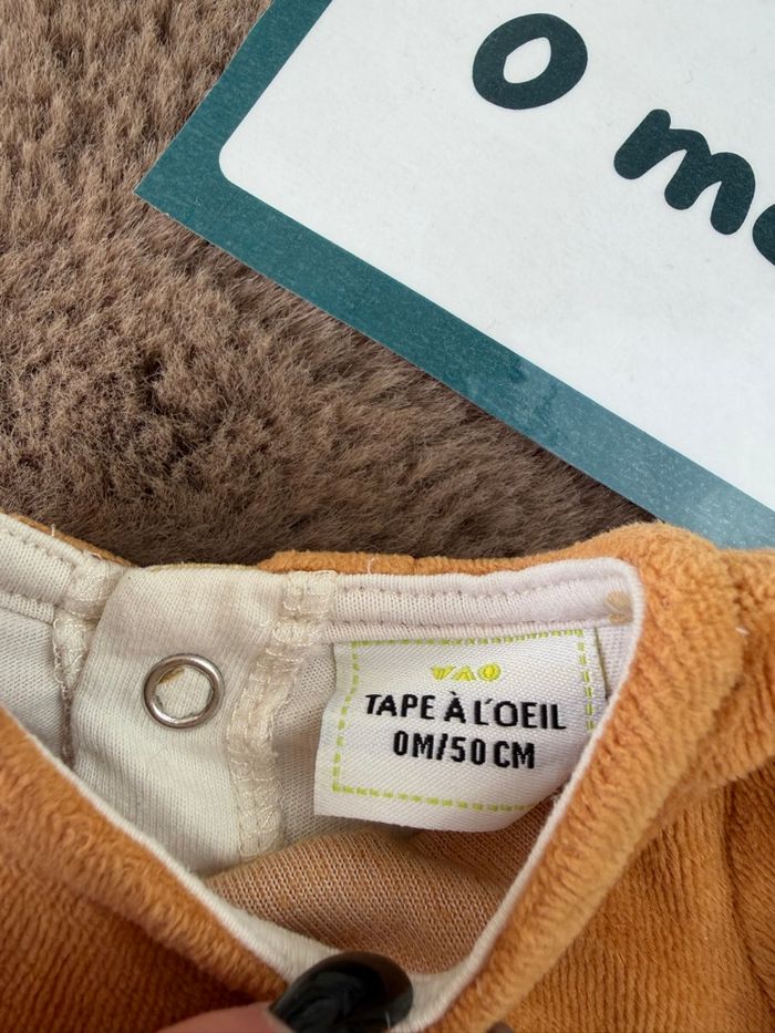 Pyjama / dors bien / grenouillère croissant - taille 0 mois 50 cm - photo numéro 2