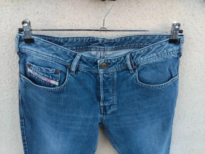 Jean jambes larges Diesel t33 100%coton - photo numéro 8