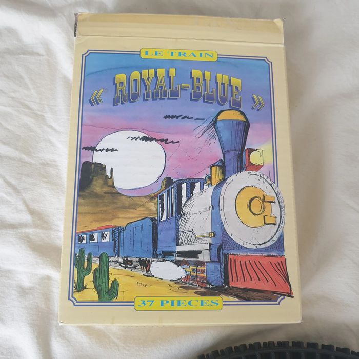 jeu de construction, Train Royal blue 37 pièces dans sa boîte d'origine, neuf