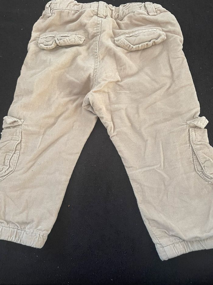 Pantalon garçon beige bout’chou 12 mois - photo numéro 3