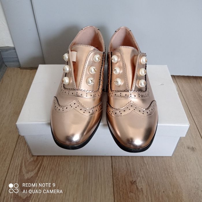 Chaussures slip-on rose doré P36 neuves - photo numéro 2