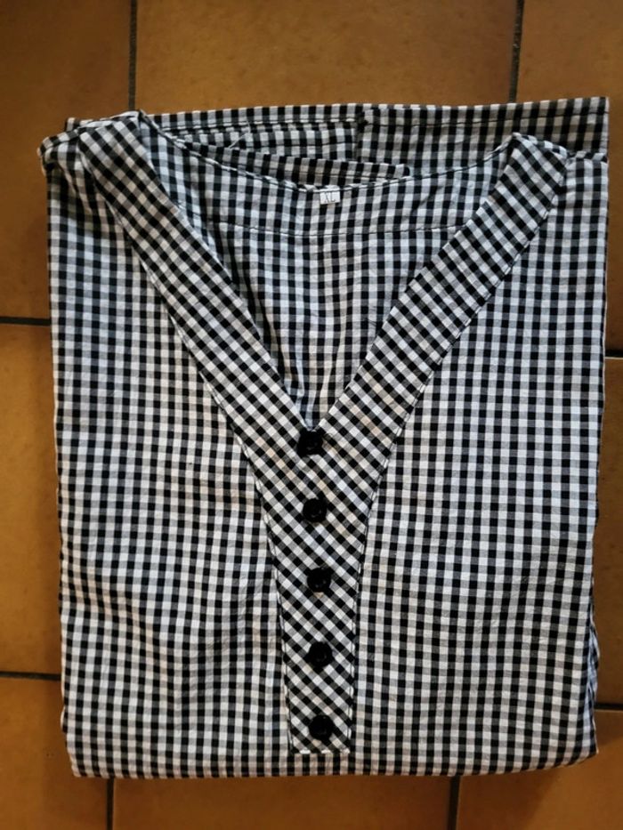Blouse vichy xl - photo numéro 6