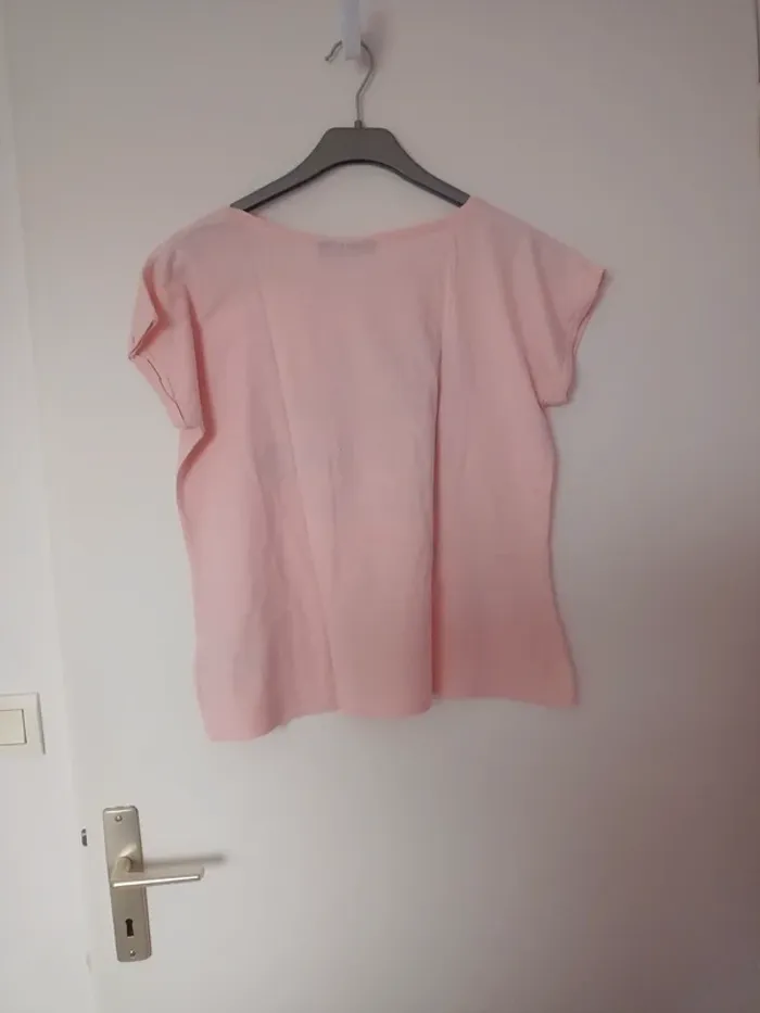 Tee shirt femme rose - photo numéro 2