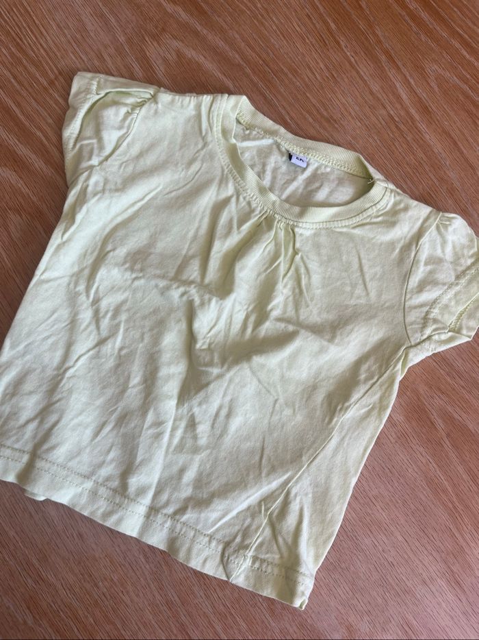 tee shirt jaune 2 ans - photo numéro 2