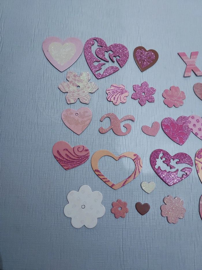 Decoration pailletés cœur st Valentin - photo numéro 2