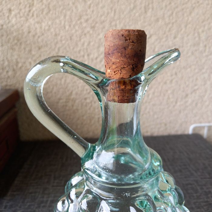 Carafe à vin en verre forme de raisin vintage 260411 - photo numéro 3