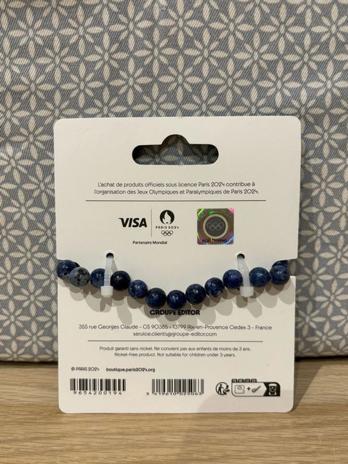 Bracelet Perles "Flamme Paris 2024" JO Paris 2024 - photo numéro 2
