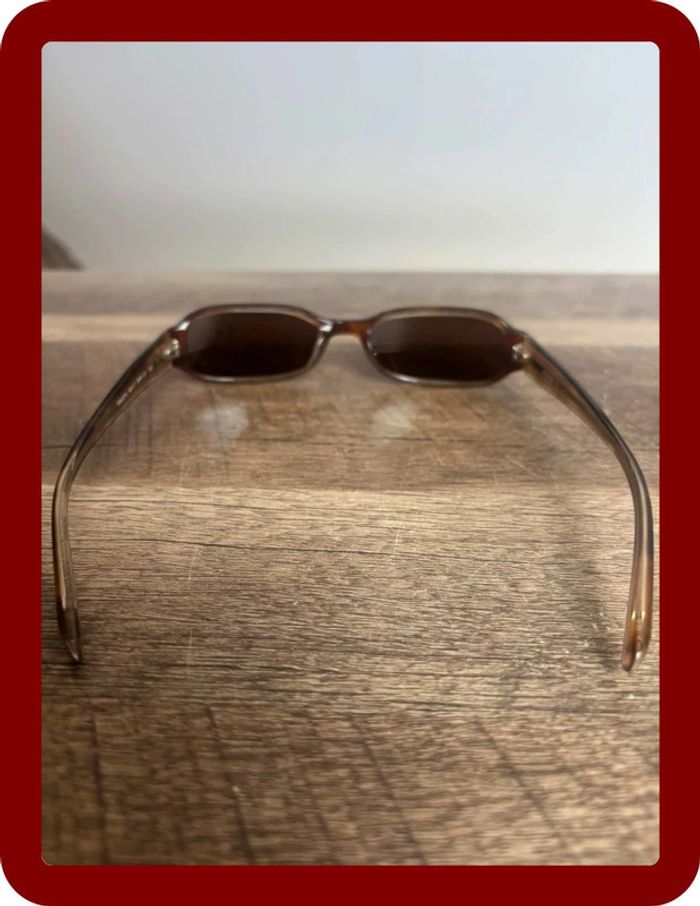 Lunette de soleil carré miu miu taille unique marron - photo numéro 6