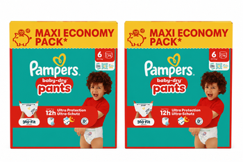 2 Cartons Pampers Pants T6 13-19kgs 152 Couches