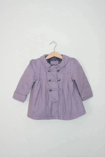Manteau doublé Tape à l'oeil mauve 23m