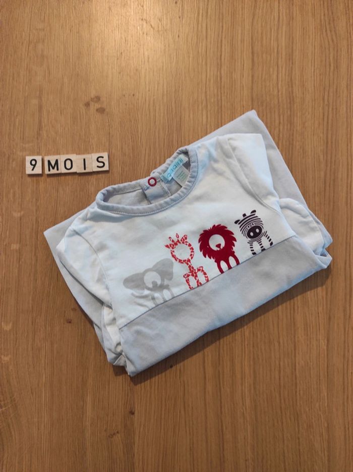 Pyjama en coton Obaïbi 9 mois - photo numéro 4