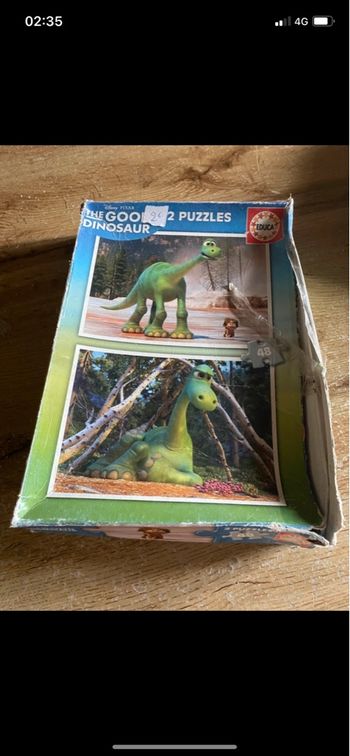 Puzzle the good dinausore
