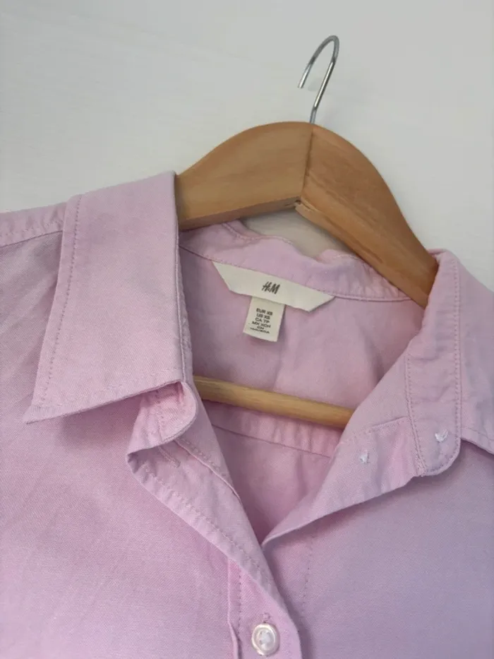 Chemise rose pale H&M - photo numéro 4