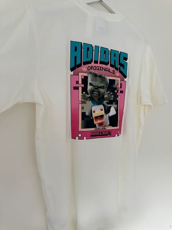 Adidas tshirt minecraft taille M neuf - photo numéro 9