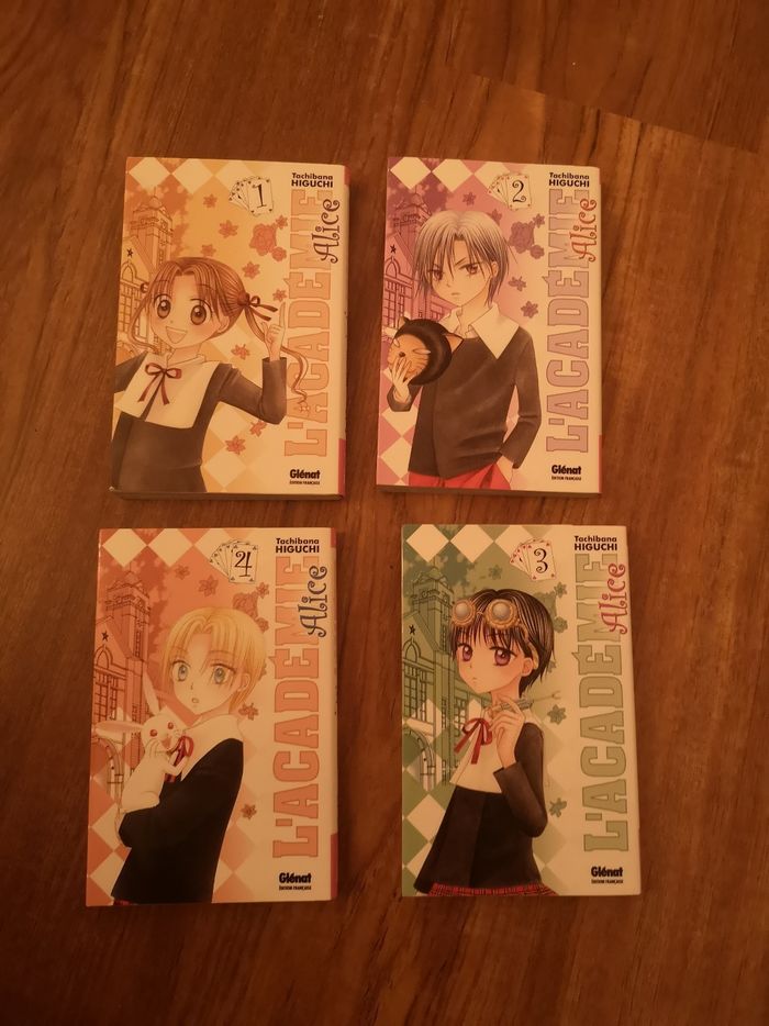 Manga l'académie Alice 4 tomes