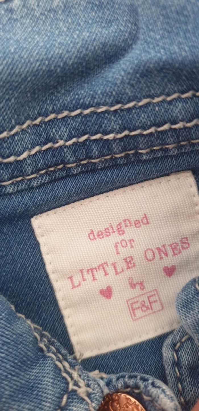 Veste en jeans bébé fille 9-12 mois - photo numéro 3