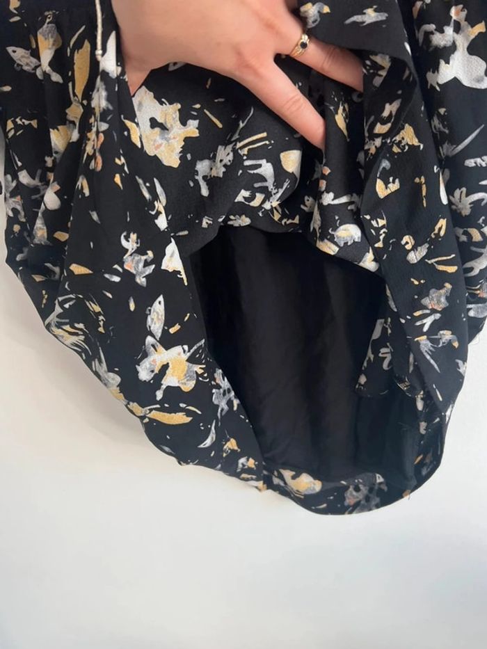 Robe Suncoo noire fleurie - photo numéro 5