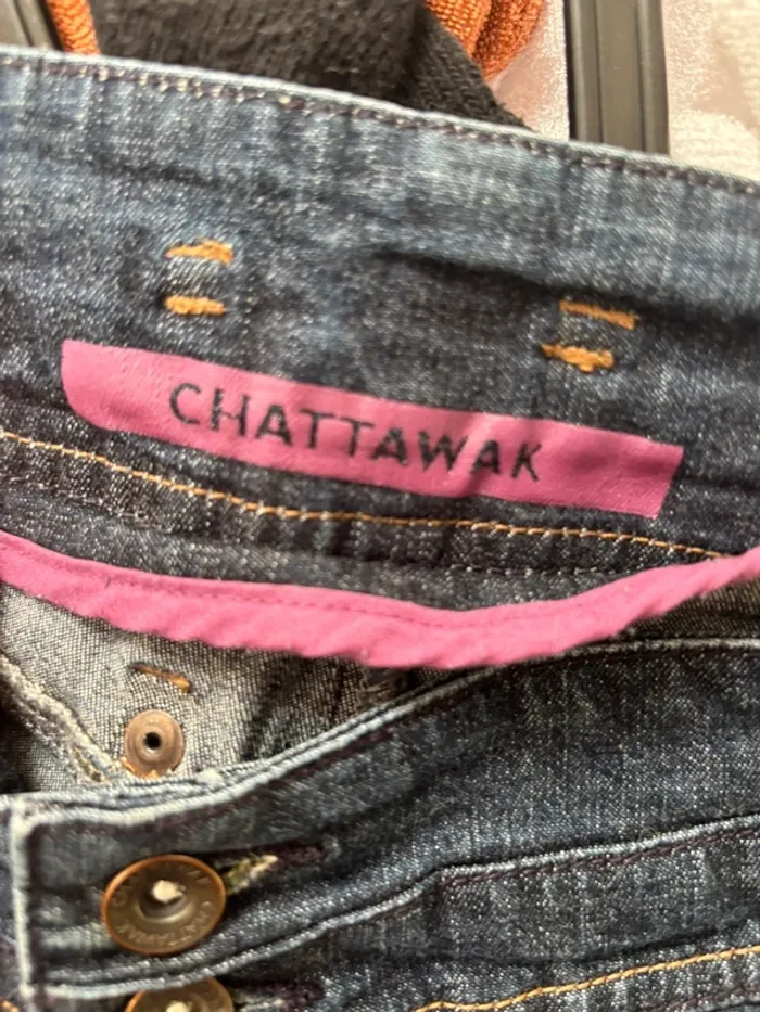 Pantalon jean jambe large Chattawak taille 42 - photo numéro 6
