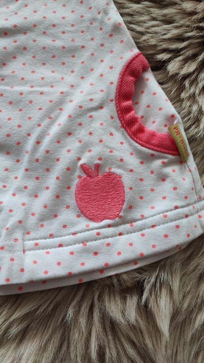 Robe blanche pois rose prémaman 1 mois - photo numéro 3