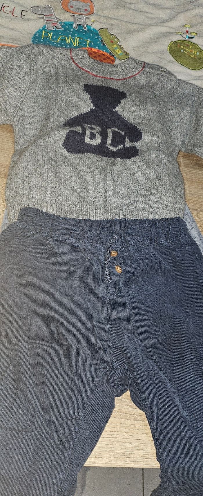 Lot de vêtements bébé garçon 18 mois - photo numéro 2