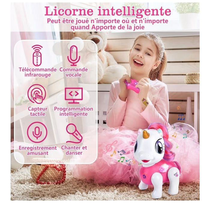 Licorne télécommandé musical neuve - photo numéro 4