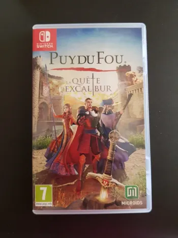 Jeu Switch Puy du Fou la quête d'Excalibur
