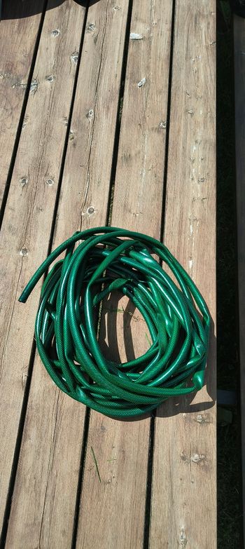 Tuyau d’arrosage vert 15 m diamètre extérieur 18 mm jardin potager extérieur