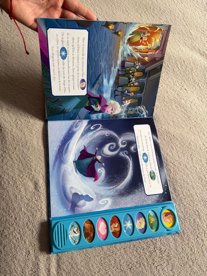 Livre reine des neiges interactif - photo numéro 2