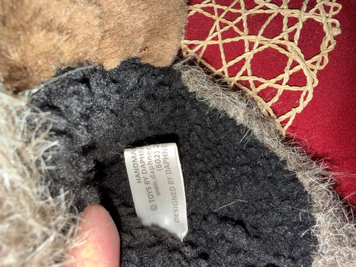 peluche marmotte castor  marionnette handman 1980-2009 - photo numéro 3