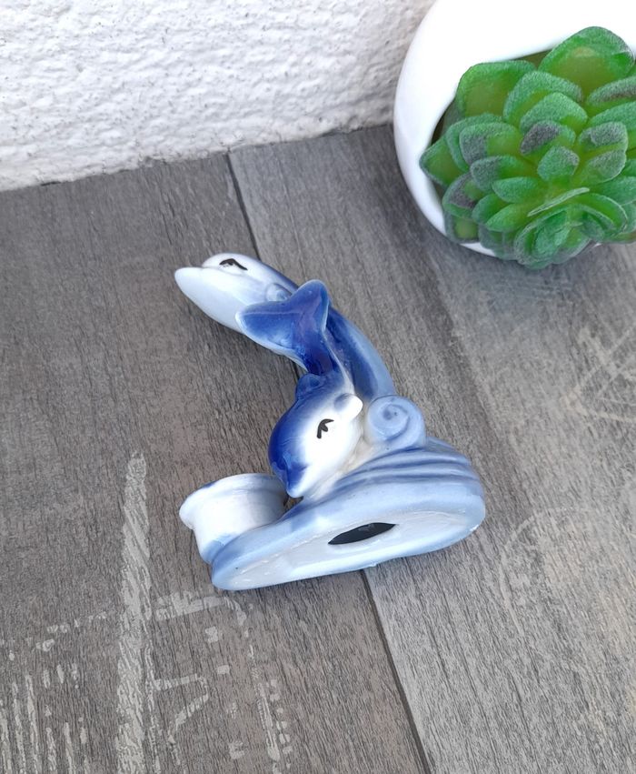 Figurine dauphins en céramique - photo numéro 5