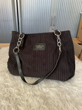 Sac à main fourre tout velours neuf