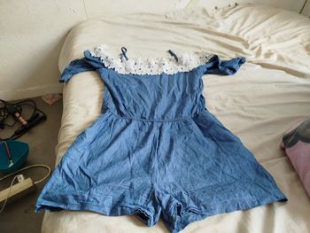 Combishort en jean
