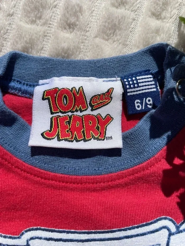 T-shirt - manches courtes - 6/9 mois - Tom&Jerry - photo numéro 2