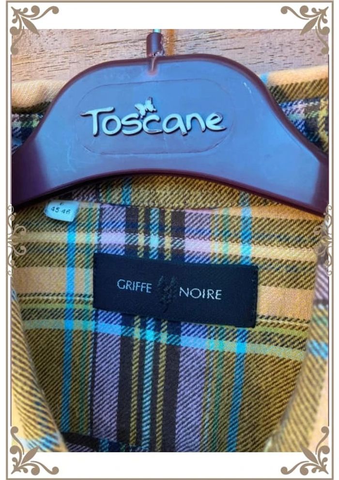 Chemise rose et moutarde Griffe Noire 45/46 - photo numéro 5