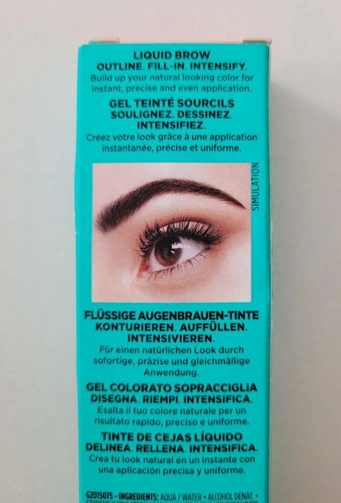 Gel teinté sourcils L'Oréal - Teinte moyenne - photo numéro 2