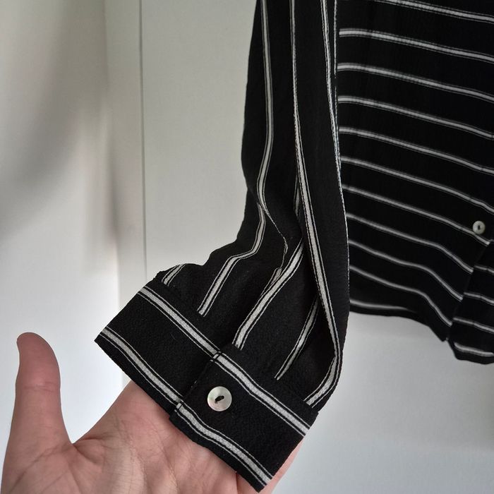 Chemise à rayures noir et blanc - Sienna Si - Taille S : 36 - 38 - photo numéro 4