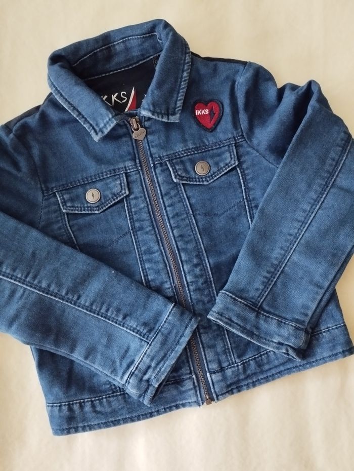 Veste en jean fille IKKS 4 ans - photo numéro 3