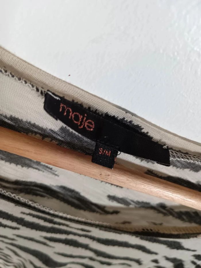 C5 robe imprimé Maje S/M - photo numéro 3