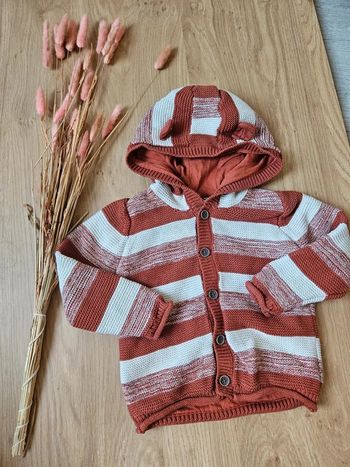 Gilet capuche chaud lupilu 86/92