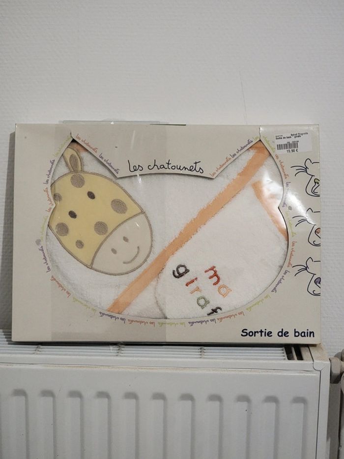 Sortie de bain + gant