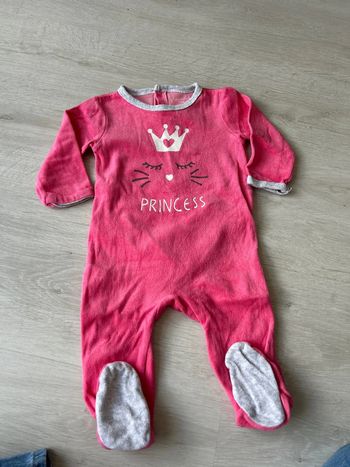 Pyjama 9 mois bébé fille princesse