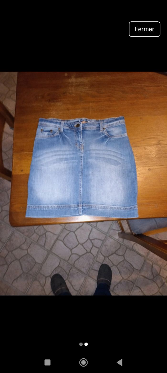 Jupe jean