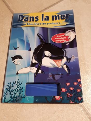 Livre pochoirs Dans La Mer