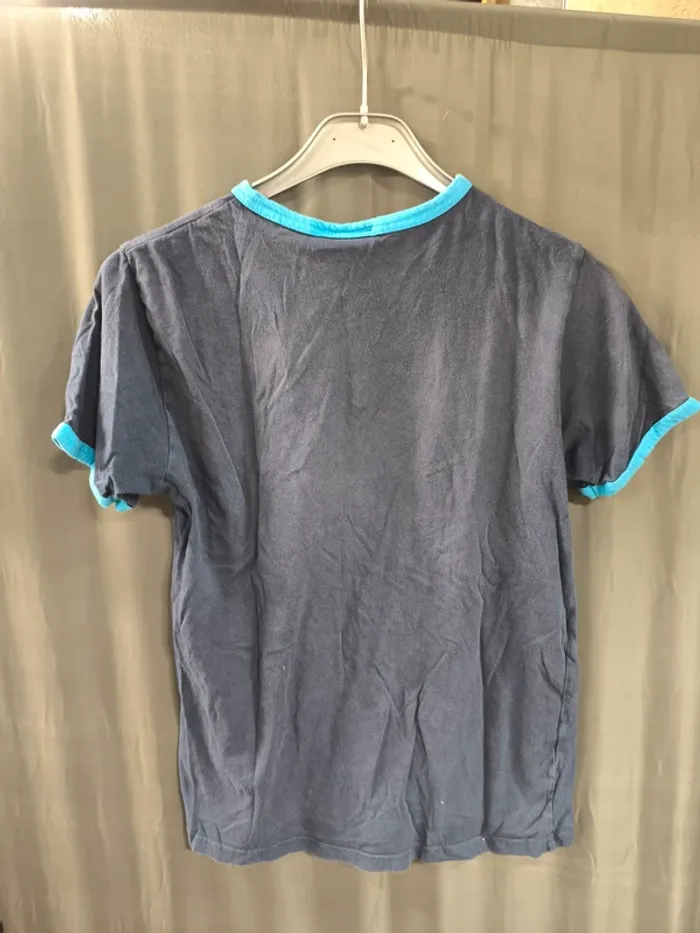 308938 tee-shirt MC bleu marine homme S OWk - photo numéro 2