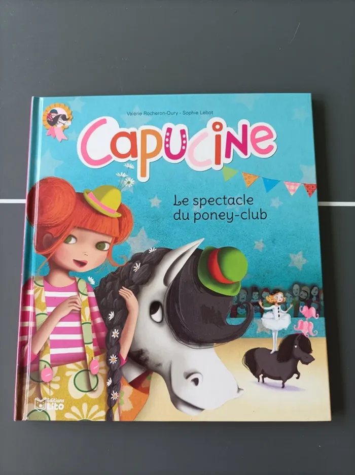 Livre enfant Capucine Au poney Club