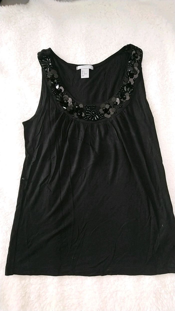 Débardeur avec perles